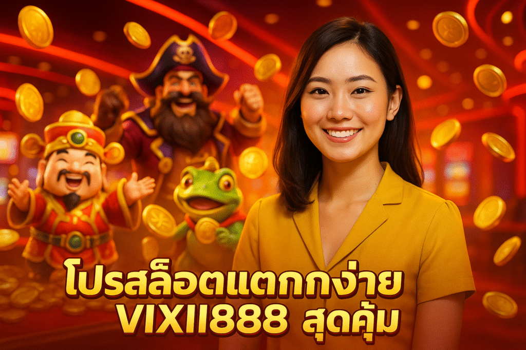 โปรสล็อตแตกง่าย VIXII888 สุดคุ้ม