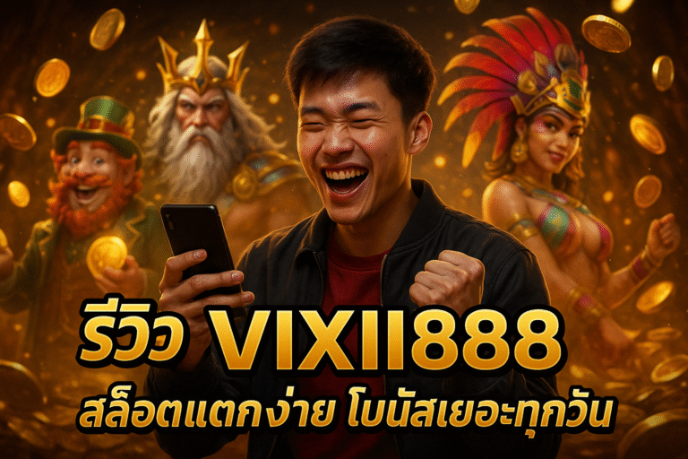 รีวิว VIXII888 สล็อตแตกง่าย โบนัสเยอะทุกวัน