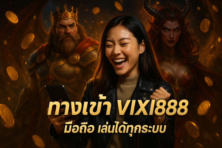 ทางเข้า VIXII888 มือถือ เล่นได้ทุกระบบ